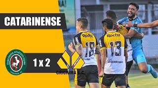 CONCÓRDIA 1 X 2 CRICIÚMA  GOLS  CATARINENSE 2024 [upl. by Annoek49]