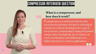 What is compressor type of compressor how compressor works compressor interview questions and ans [upl. by Sadick979]