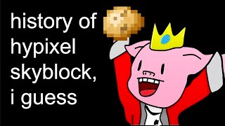 complete history of hypixel skyblock i guess [upl. by Eimarrej]