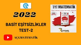 BASİT EŞİTSİZLİKLER 2  RASYONEL YAYINLARI NAVİGASYON TYT MATEMATİK navigasyon basiteşitsizlikler [upl. by Ecnadnac281]