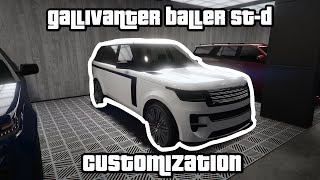 GTA Online  Gallivanter Baller STD Customization [upl. by Anisamoht248]