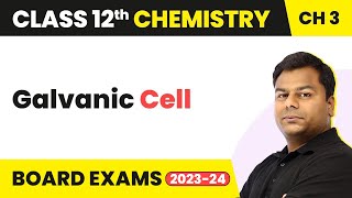 Galvanic Cell  Electrochemistry  Class 12 Chemistry Chapter 3 [upl. by Fitzsimmons]