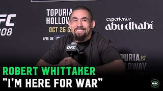 Robert Whittaker on Khamzat Chimaev “I’m ready to sprint for 25 minutes I’m here for war” [upl. by Allistir]