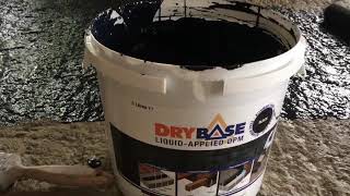 Drybase liquid applied damp proof membrane and screed [upl. by Nottirb]