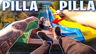 TORNEO de PILLA PILLA PARKOUR en un PARQUE ACUÁTICO ABANDONADO💦 [upl. by Guenna]