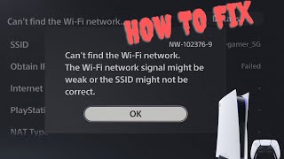 How to Fix PS5 Error Code NW1023769 Cant find the WiFi network [upl. by Bradstreet941]