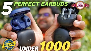 5 Best Earbuds Under 1000 in India 2024 Perfect Earbuds ⚡⚡ Top 5 TWS Under 1000 ⚡⚡ NUUK STROM GO [upl. by Aleck]