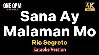 Sana Ay Malaman Mo  Ric Segreto karaoke version [upl. by Wittie]