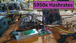 5950x RandomX Hashrate Disappointing  Mining Basement Max Power [upl. by Shieh762]