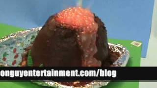 Erupting Volcano Cake of DOOM [upl. by Goeselt668]