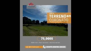 TERRENO EN VENTA EN CORONADO RESIDENCIAL LAS PALMERAS CLUB DE GOLF [upl. by Lledrac]