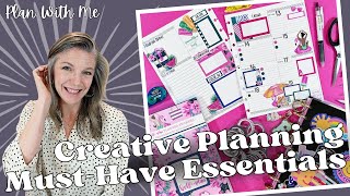 Creative Planning Must Have Essentials  Planning for Beginners [upl. by Lehcear]