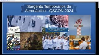 QSCON Sargento temporário FAB Militar Temporário QSCON2024 [upl. by Marchak267]