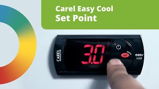 Changing the Set Point Carel Easy Cool Digital Controller [upl. by Arlene]