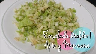 Ensalada de Apio y Manzana  Dulce Leny [upl. by Asilat264]