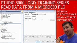 Messaging from Micro800 to Controllogix Compactlogix with MSG Message [upl. by Krahmer360]