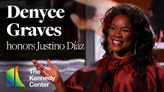 Denyce Graves honors Justino Díaz  44th Kennedy Center Honors [upl. by Sudnor]