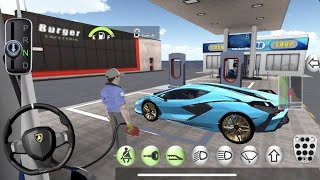 3D Driving Class Simulation  Funny Police Officer Refuel His Super Car Gas Crazy Driving Gameplay [upl. by Esined324]