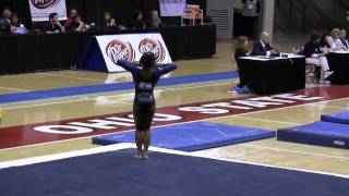 Natalie Beilstein 2010 Big Ten Championships Floor [upl. by Doloritas679]