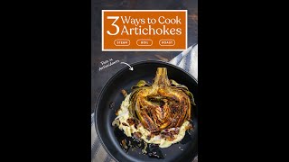 3 Ways to Cook Artichokes  SanguinaRecipes [upl. by Mickey]