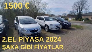 ALMANYA 2024 ASGARİ ÜCRETLE ALINACAK ARABALAR ARABA PİYASASI1500€ ARABA [upl. by Maddox672]