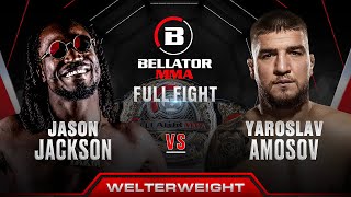 Jason Jackson vs Yaroslav Amosov Welterweight Title Bout  Bellator 301 Full Fight [upl. by Leyameg]