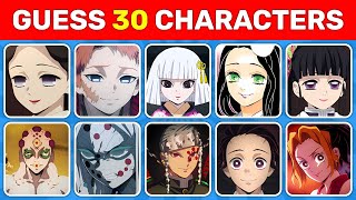 Guess 30 Demon Slayer characters in 3 seconds [upl. by Beeson]