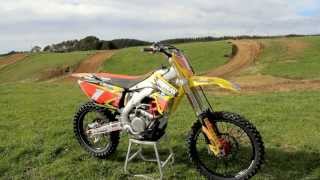 Coopers 2013 Championship RM Z450 [upl. by Hsiwhem]