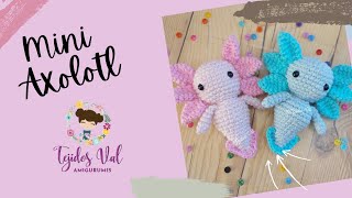 Ajolote amigurumi Axolotl a crochet paso a paso [upl. by Kotz301]