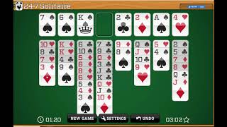 247 Solitaire GameFreeCell Free Online Card Game [upl. by Keslie]