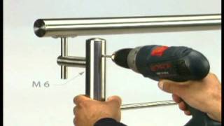 Stainless Steel Cross Bar Balustrade [upl. by Ronnoc]