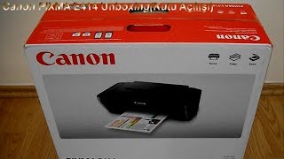 Canon PIXMA E414 Unboxing  Kutu Açılışı  A101 Fırsat Ürünü [upl. by Jeanna]