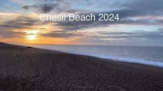 Chesil Beach Winter Sea Fishing 2024 4k Video [upl. by Tychon]