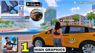 Flex City Vice Online Gameplay  My First Job Taxi Mission RP gangster life [upl. by Airlie504]