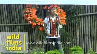 Young Mizo artist performs Love song at Anthurium festival [upl. by Rayburn229]