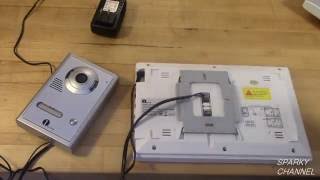 How to install Video Door Phone Step By Step [upl. by Grearson]