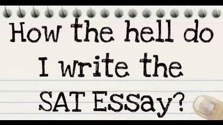 14  SAT Essay Writing Formula [upl. by Ycart]