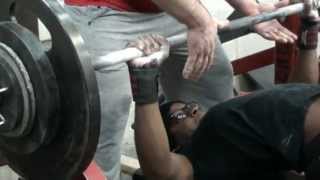 200LB RAW FEMALE BENCH PRESS [upl. by Dinin]