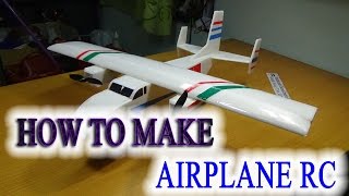 How to make a Airplane RC The Twins  Cargo Plane [upl. by Ilaw]