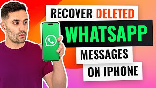 3 Ways to Recover Deleted WhatsApp Messages on iPhone [upl. by Burford]