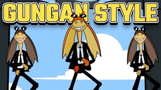 GUNGAN STYLE  GANGNAM STYLE STAR WARS PARODY MUSIC VIDEO [upl. by Nohtanhoj]