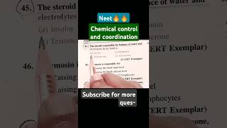 Chemical control and coordinationneetstudyprocess [upl. by Tolland]