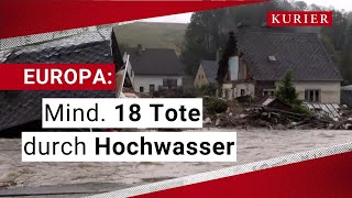 Tote durch Hochwasser Dramatische Bilder aus Mitteleuropa [upl. by Annaes]