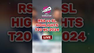 SL vs SA T20 World Cup 2024 Highlights 😬🤯🔥 shorts cricket [upl. by Brine]