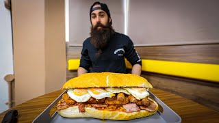 THE MEGA NOSH LOAF OF BREAKFAST CHALLENGE  The Chronicles Of Beard Ep180 [upl. by Lsil]