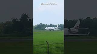 ✈️Crazy Rich Airplane Gulfstream G150 Lands in Medan [upl. by Ennaihs284]