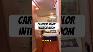 Take a tour of my interior room on the Carnival Valor carnival carnivalvalor cruise carnival [upl. by Adnael]