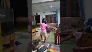 සතුට කියන්නෙ සල්ලිද isifamily wanfonseka🇱🇰short happy dancevideo subscribchaldeans [upl. by Solenne]