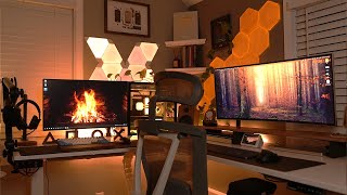 The Ultimate Dream Wood Desk Setup [upl. by Nitnert]