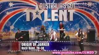 Origin Of Janken Rock Band  Australias Got Talent 2012 Audition  FULL [upl. by Foscalina]